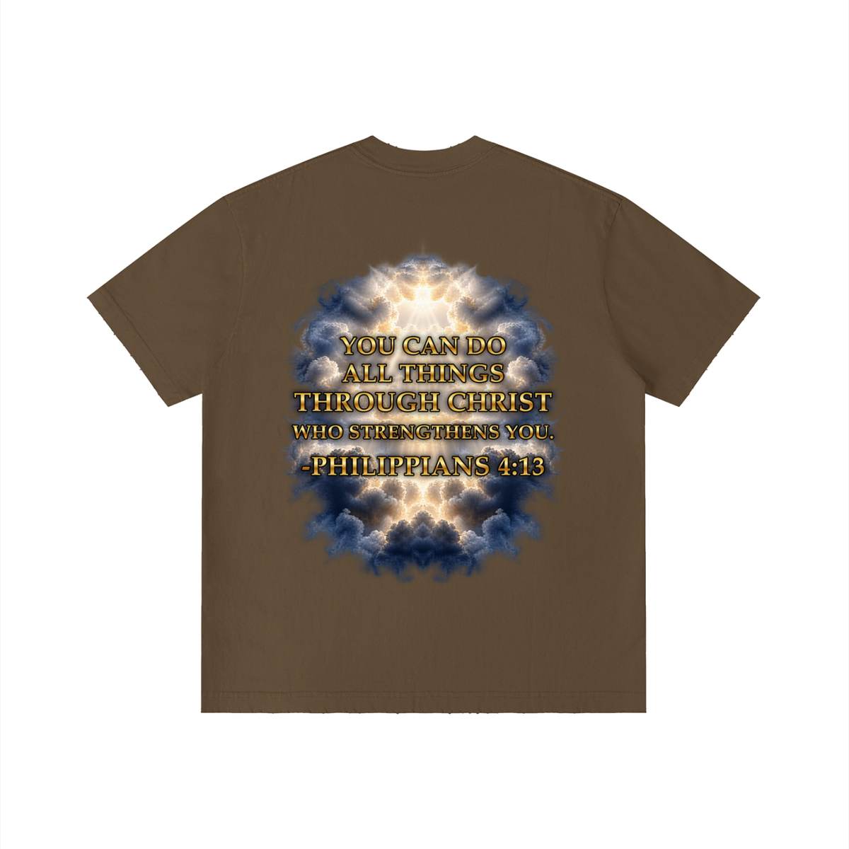 Jubilore "Christ Saves" Unisex Vintage Wash Distressed T-Shirt