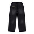 Jubilore Men's Vintage Wash Wide Leg Jeans