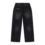 Jubilore Men's Vintage Wash Wide Leg Jeans