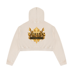 Jubiloré "Virtues" Women’s Mineral Washed Crop Hoodie