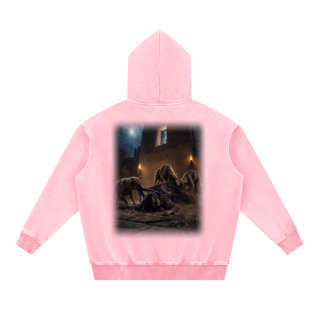 Jubilore "Jezebel" Snow Wash Fleece Oversize Hoodie