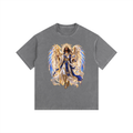 Jubilore "Dominions" Vintage Washed Oversized Cotton T-Shirt
