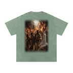 Jubilore "Sodom & Gomorrah" Snow Washed Oversized Cotton T-Shirt