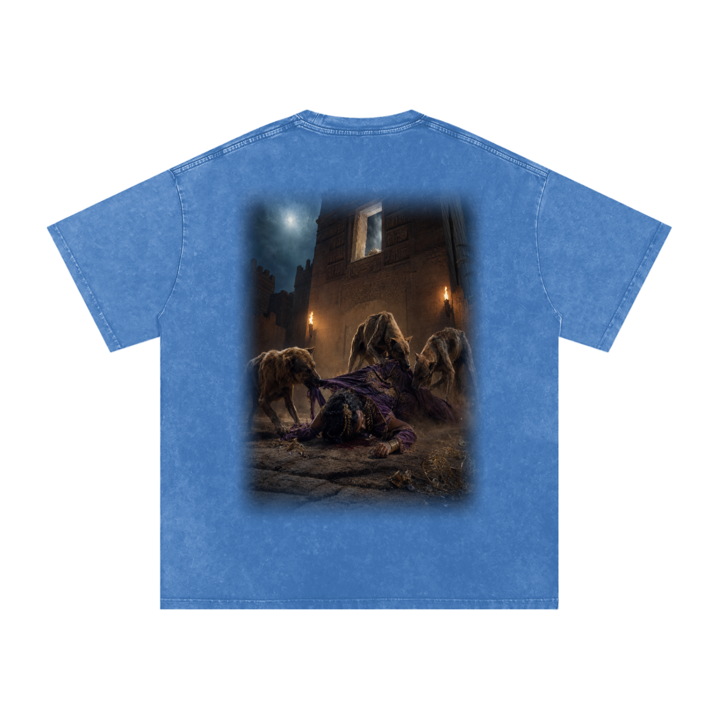 Jubilore “Jezebel” Snow Washed Oversized Cotton T-Shirt