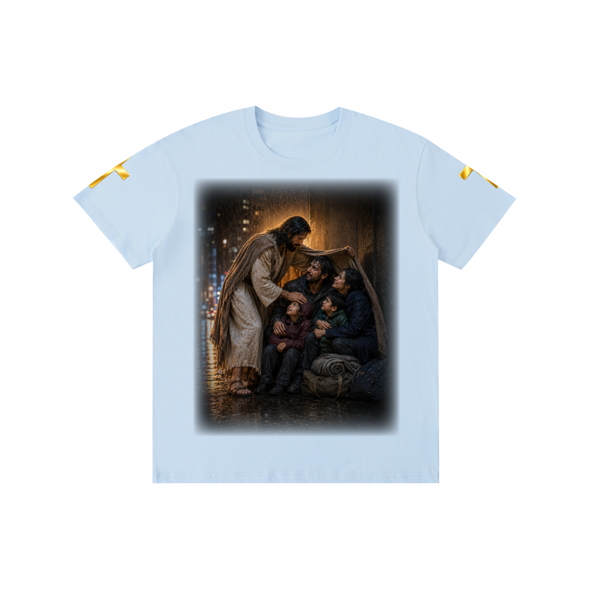 Jubilore "Christ Saves" Pure Cotton Unisex T-Shirt