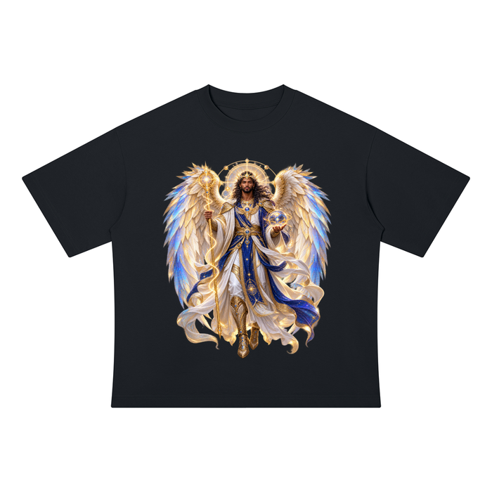 Jubilore "Dominions" Unisex Drop Shoulder Cotton T-Shirt