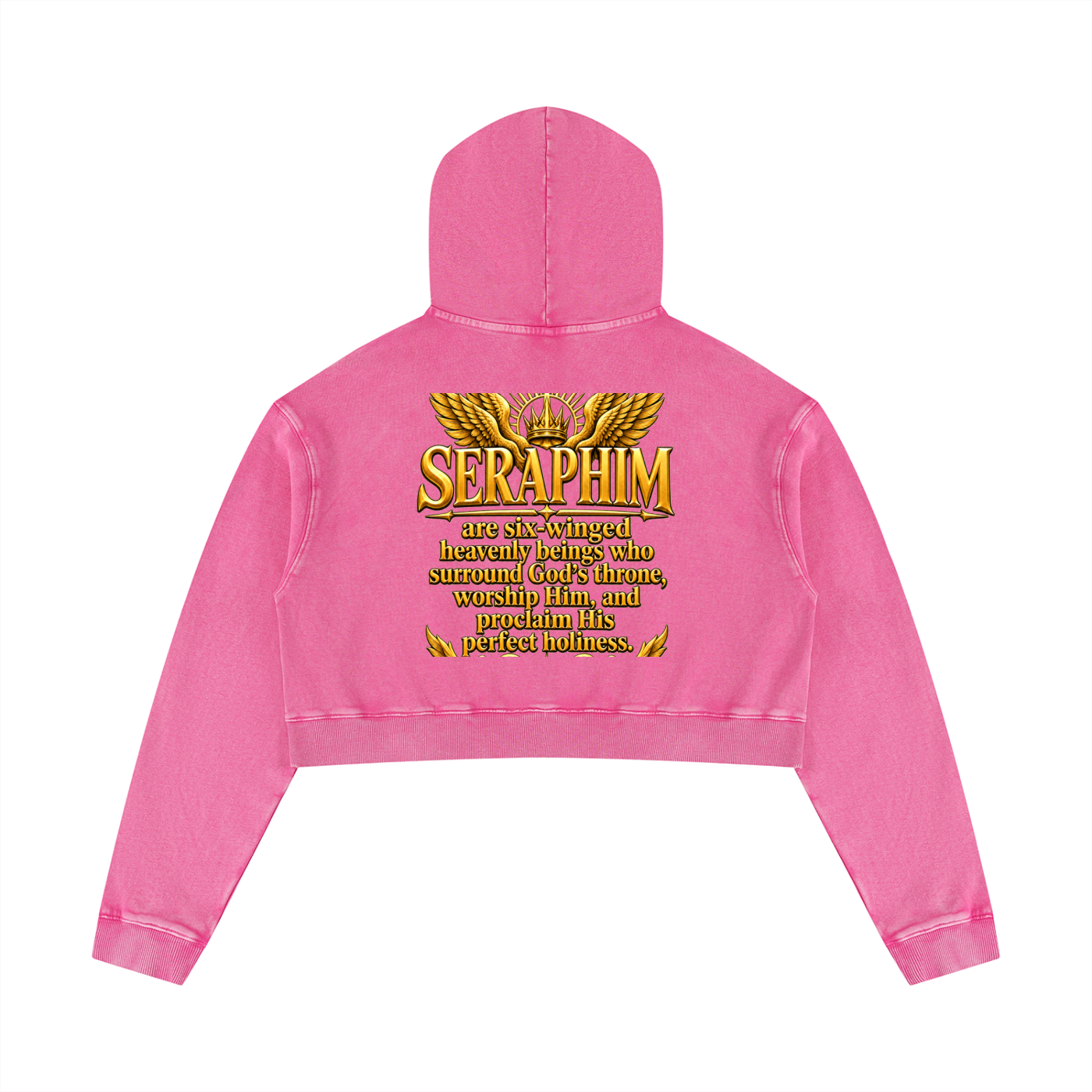 Jubilore Seraphim Women’s Mineral Washed Crop Hoodie