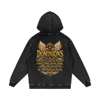 Jubilore "Dominions" Snow Washed Loose Cotton Hoodie