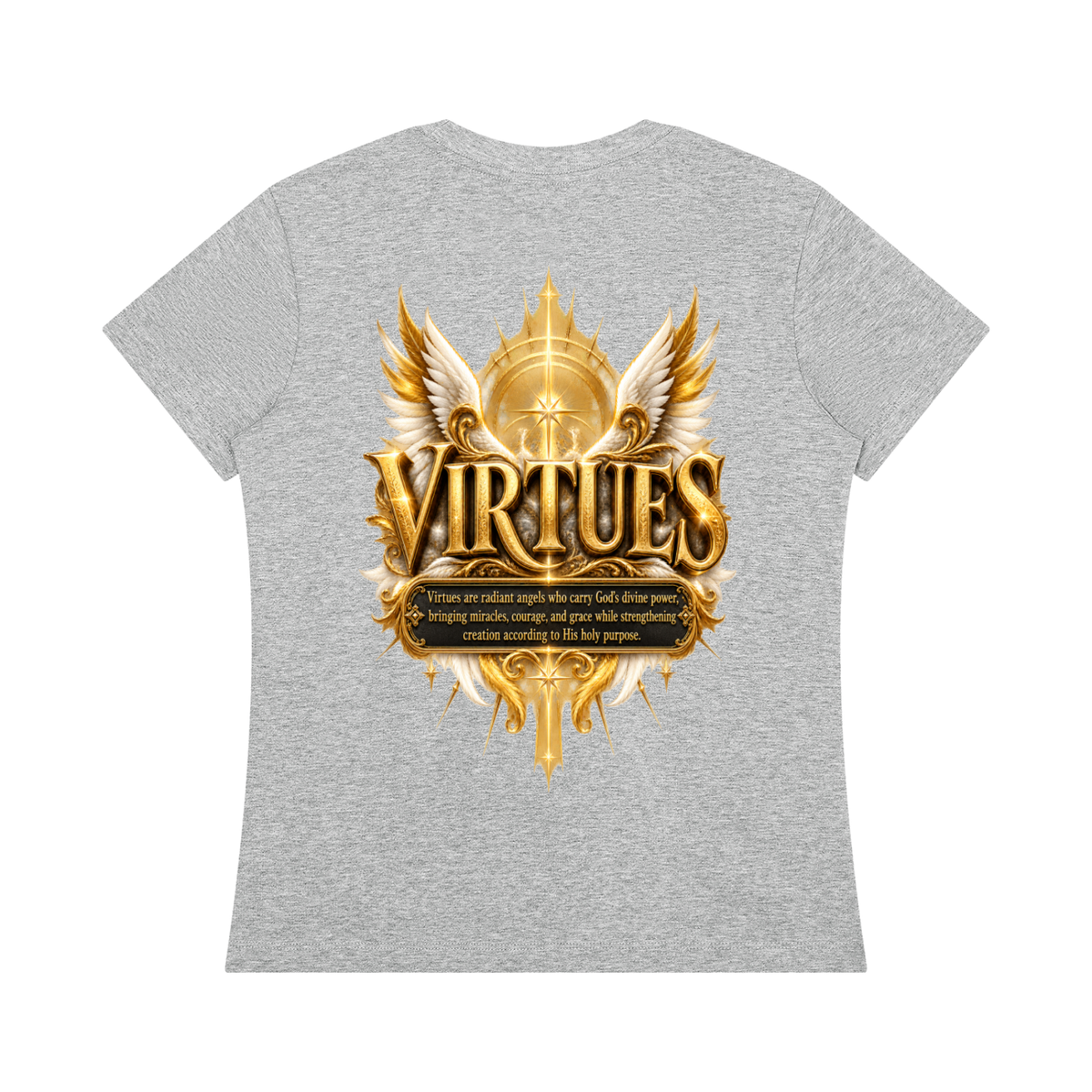 Jubiloré "Virtues" Women's Regular Fit Crewneck T-Shirt