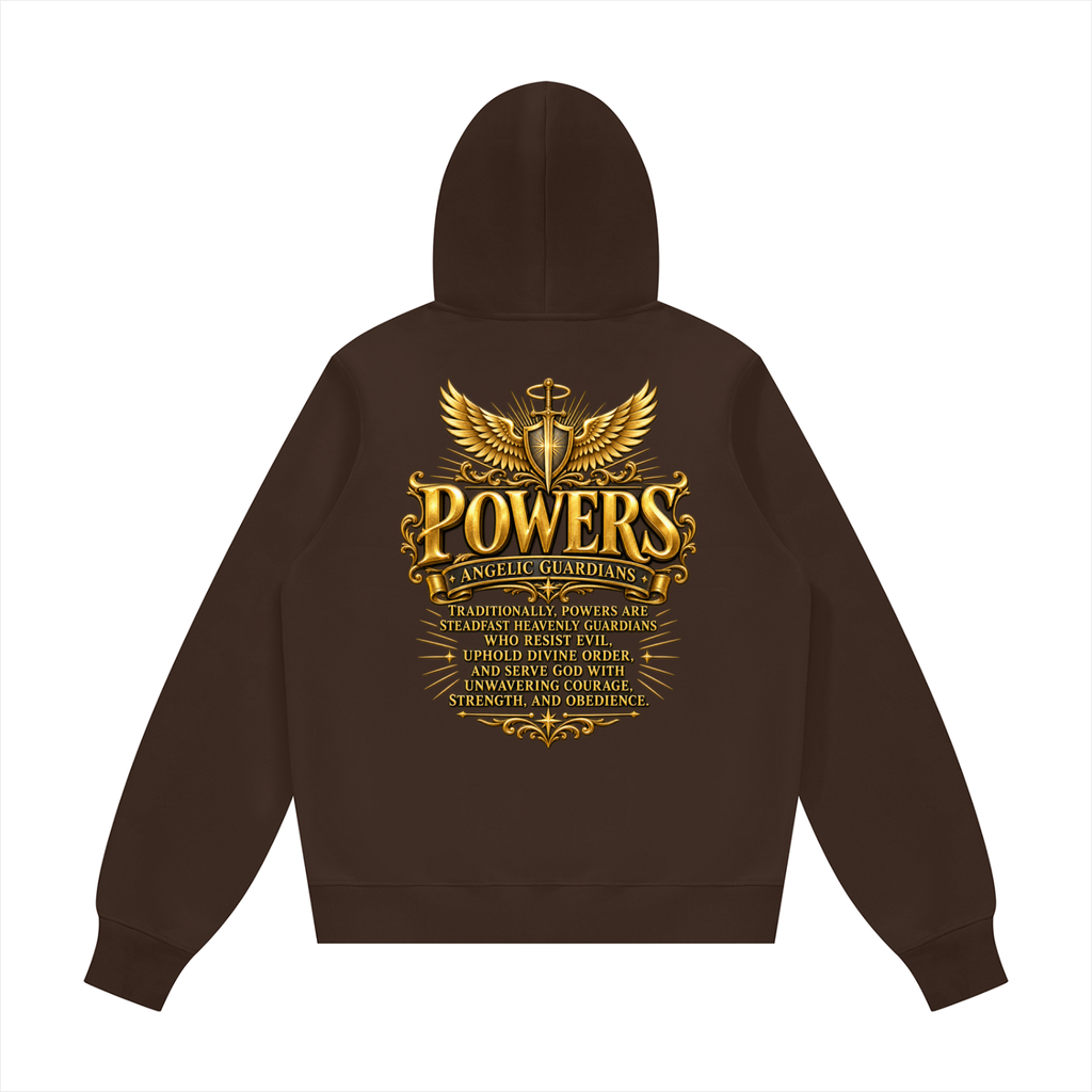 Jubilore "Powers" Unisex Fleece Regular Shoulder Hoodie