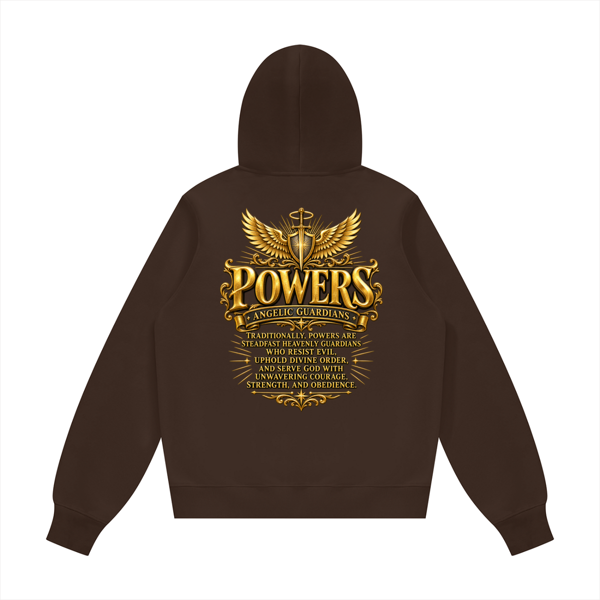 Jubilore "Powers" Unisex Fleece Regular Shoulder Hoodie