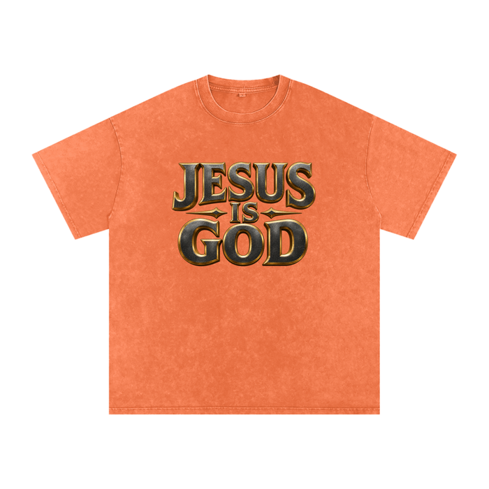 Jubilore "JIG" Snow Washed Oversized Cotton T-Shirt