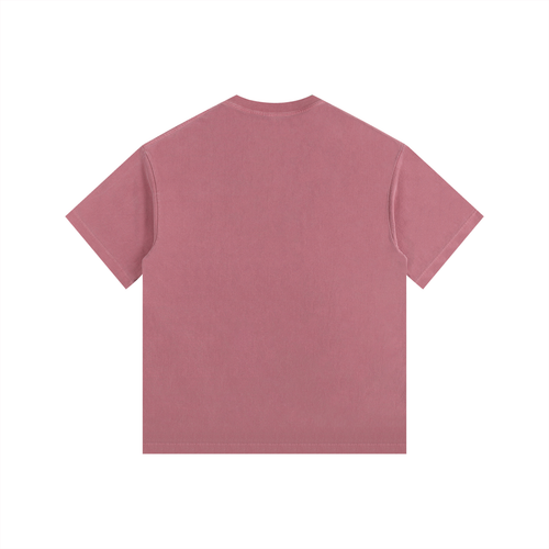 Jubilore "DA" Vintage Washed Oversized Cotton T-Shirt