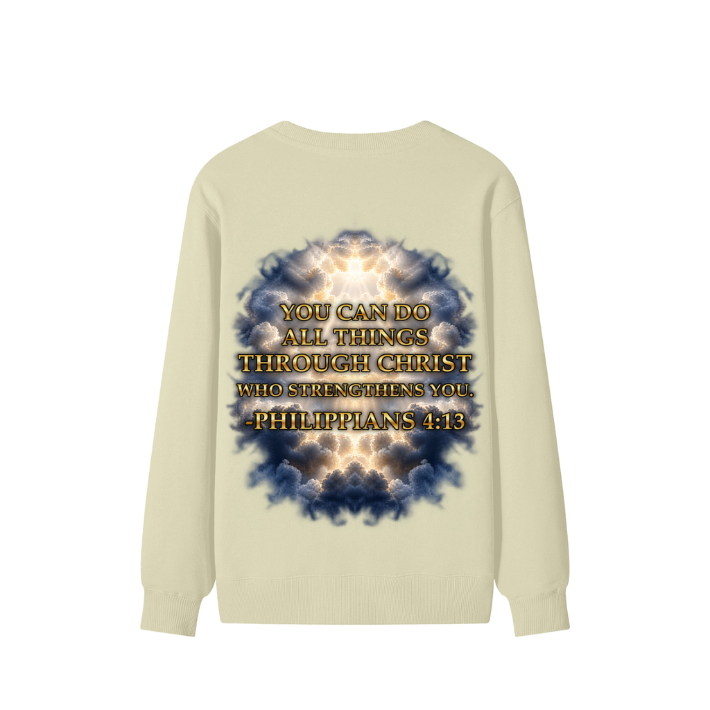Jubilore "Christ Saves" Classic Unisex Cotton Sweatshirt