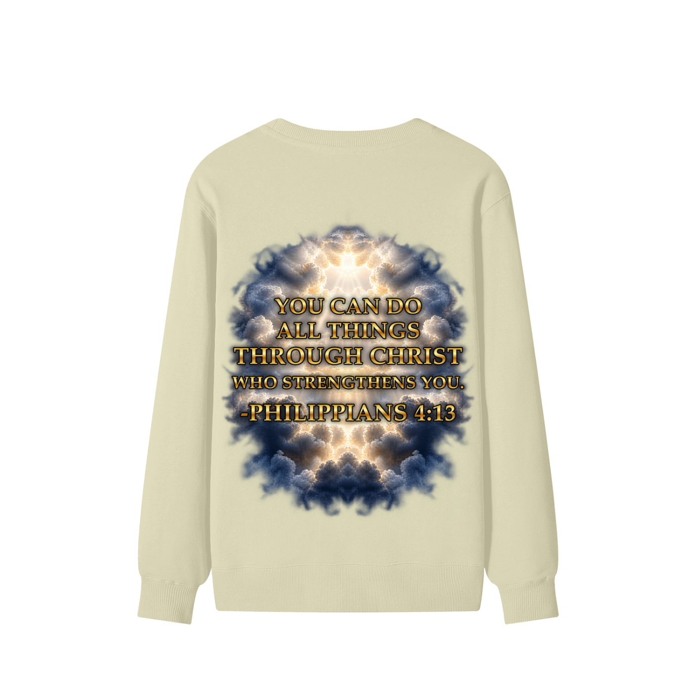 Jubilore "Christ Saves" Classic Unisex Cotton Sweatshirt
