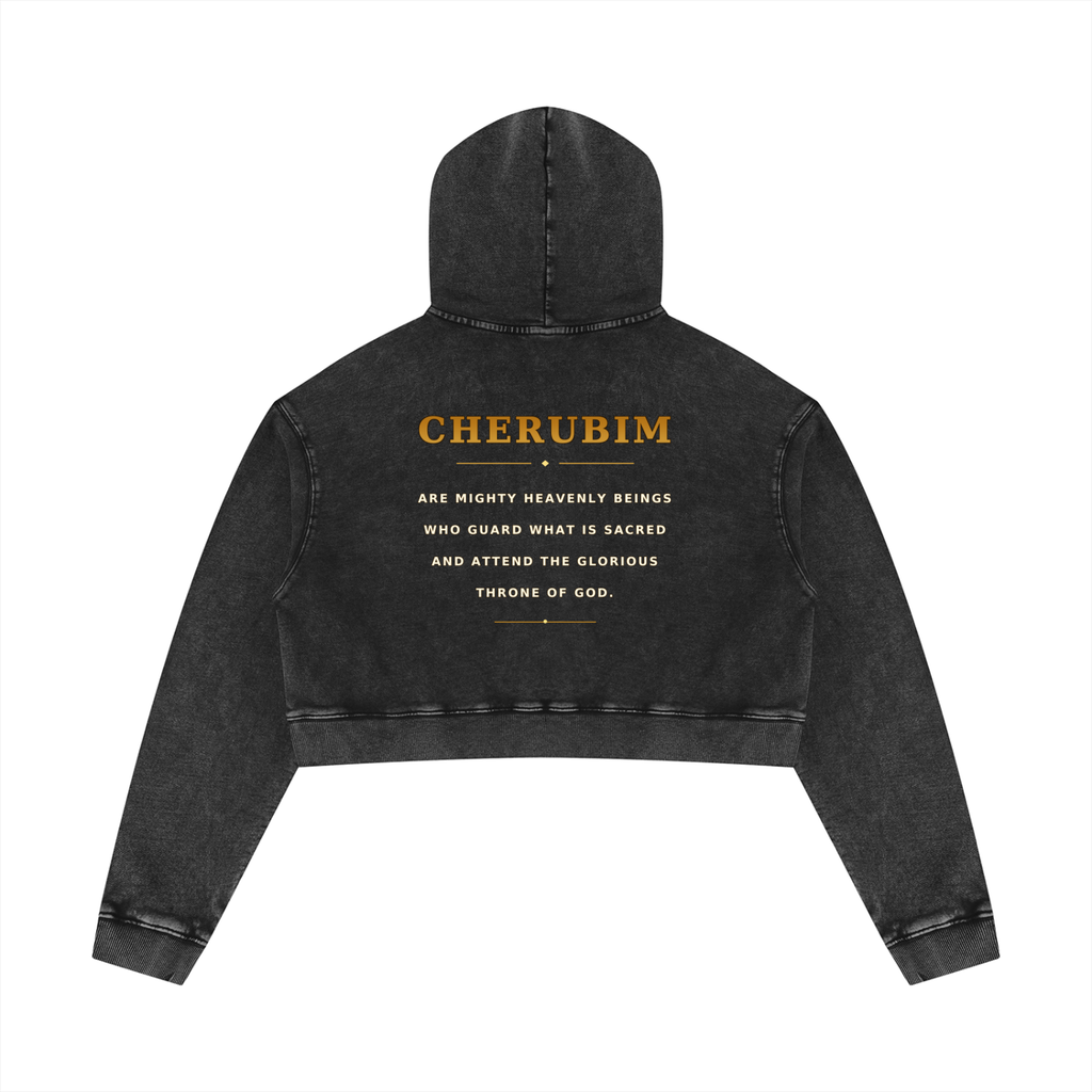 Jubiloré Cherubim Women’s Mineral Washed Crop Hoodie