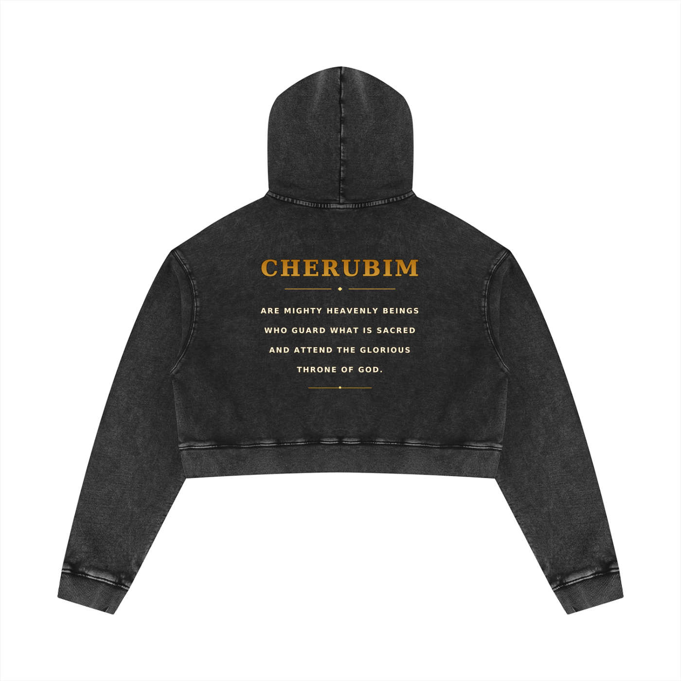 Jubiloré Cherubim Women’s Mineral Washed Crop Hoodie