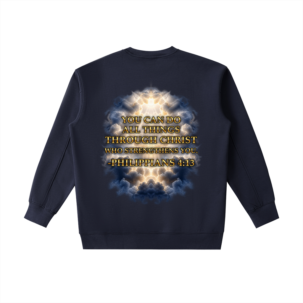 Jubilore "Christ Saves" Essential Heavyweight Crewneck Sweatshirt
