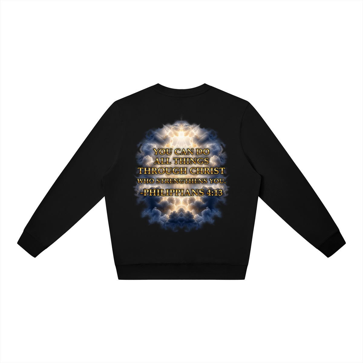 Jubilore "Christ Saves" Unisex Oversized Crewneck Sweatshirt