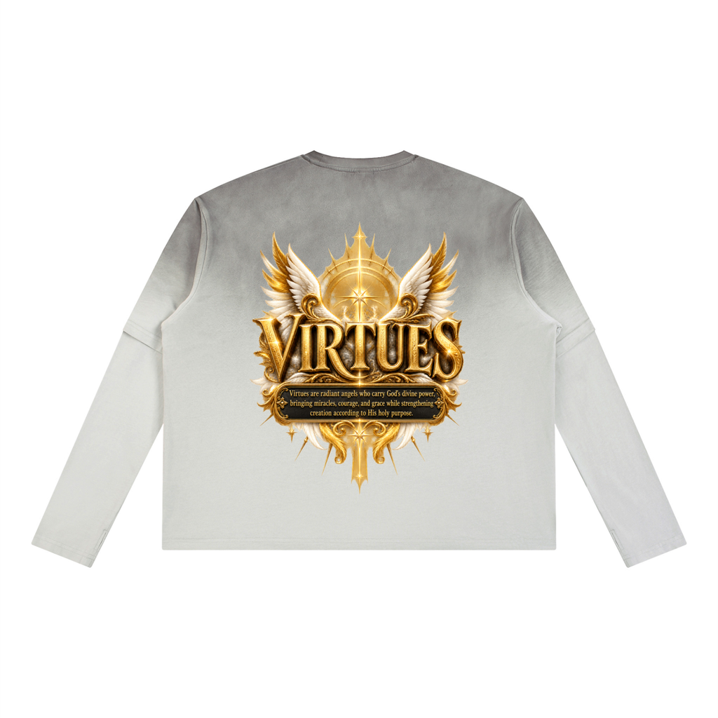 Jubilore "Virtues" Unisex Vintage Wash Layered T-Shirt
