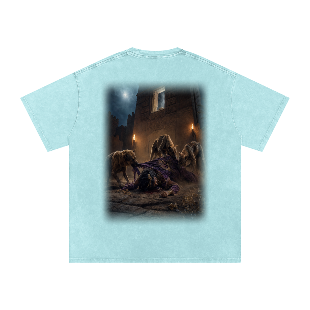 Jubilore “Jezebel” Snow Washed Oversized Cotton T-Shirt