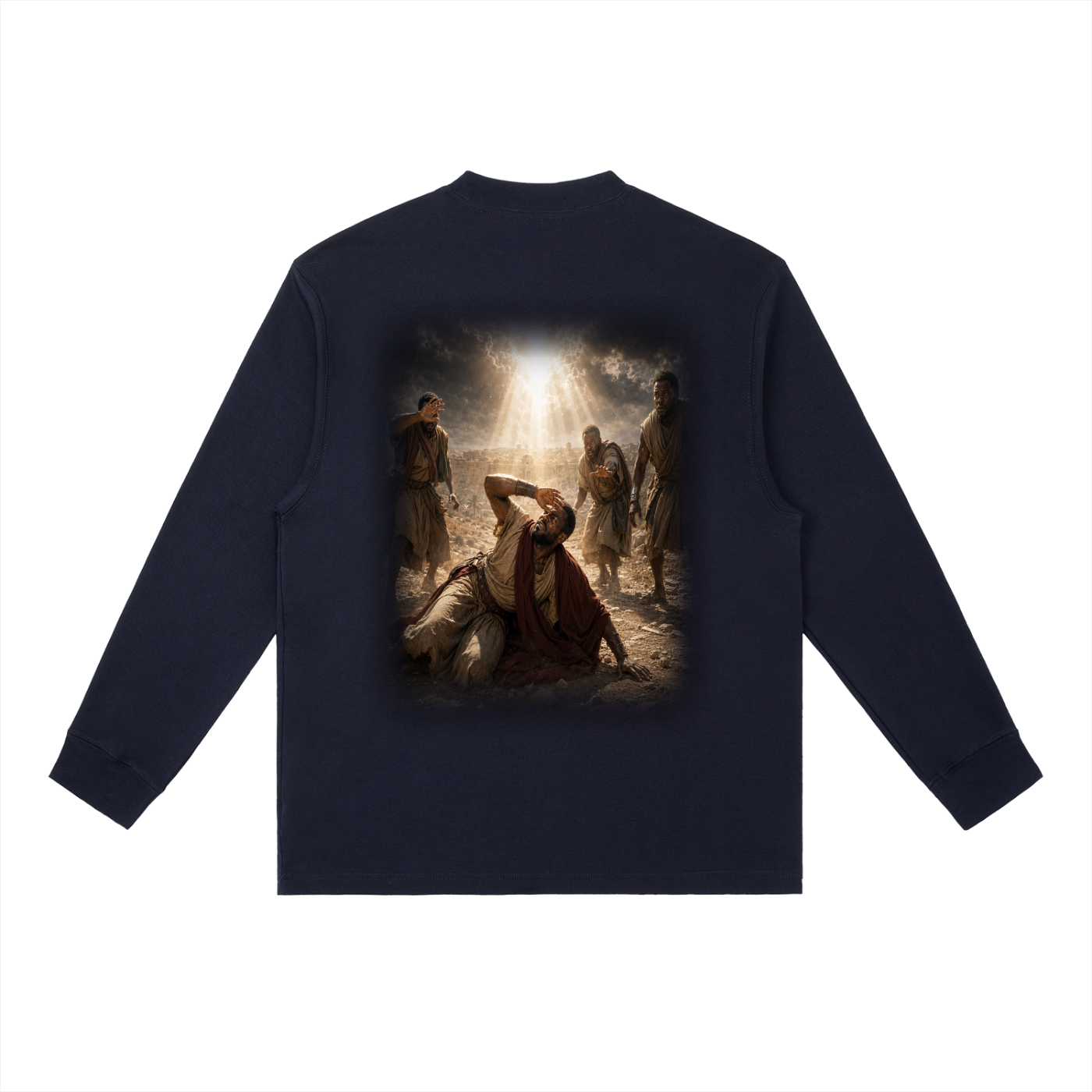 Jubilore "Paul" Essential Crewneck Long-Sleeve T-Shirt