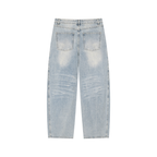 Jubilore Men’s Enzyme Wash Wide Leg Jeans