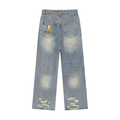 Jubilore Vintage Wash Distressed Denim Jeans