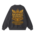 Jubilore "Raphael" Snow Washed Oversized Sweatshirt