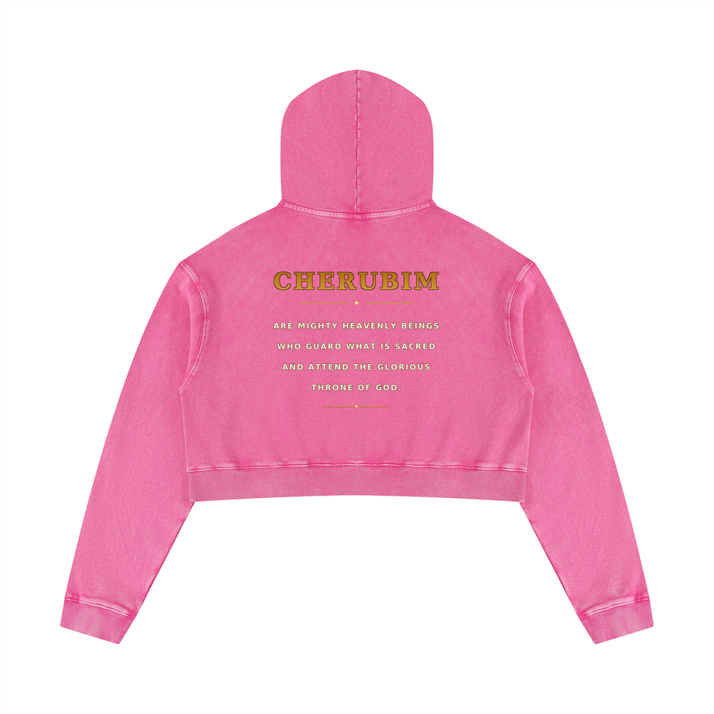 Jubiloré Cherubim Women’s Mineral Washed Crop Hoodie