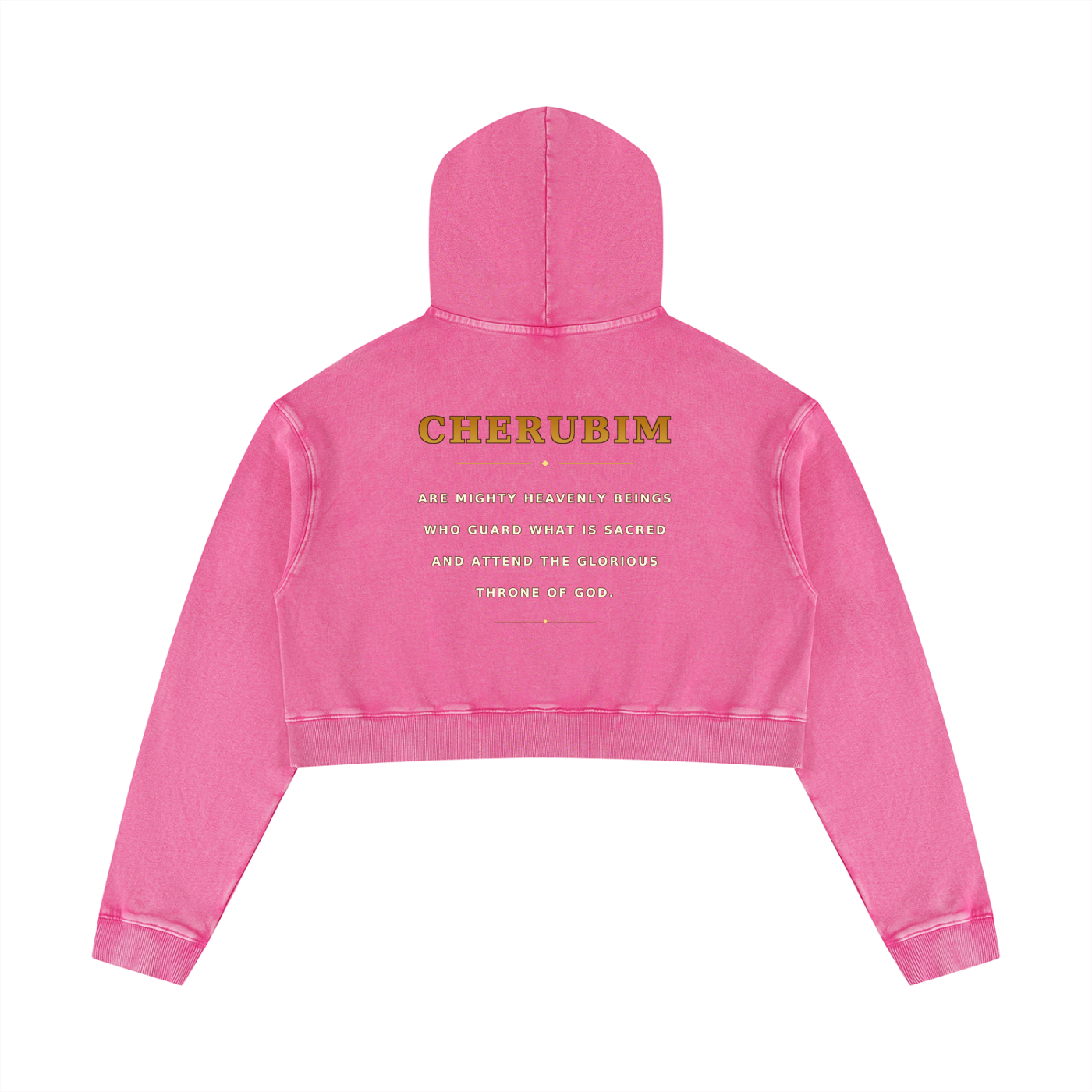 Jubiloré Cherubim Women’s Mineral Washed Crop Hoodie
