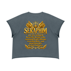 Jubilore Seraphim Unisex Vintage Wash Raw Edge Boxy T-Shirt