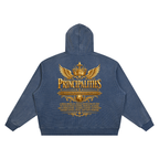 Jubilore "Principalities" Unisex Vintage Wash Waffle Boxy Hoodie