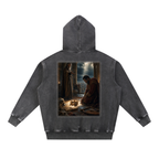 Jubilore "David" Snow Wash Fleece Oversize Hoodie