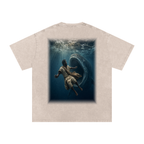 Jubilore "Jonah" Snow Washed Oversized Cotton T-Shirt
