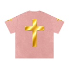 Jubilore "Jesus Is LORD" Snow Washed Oversized Cotton T-Shirt