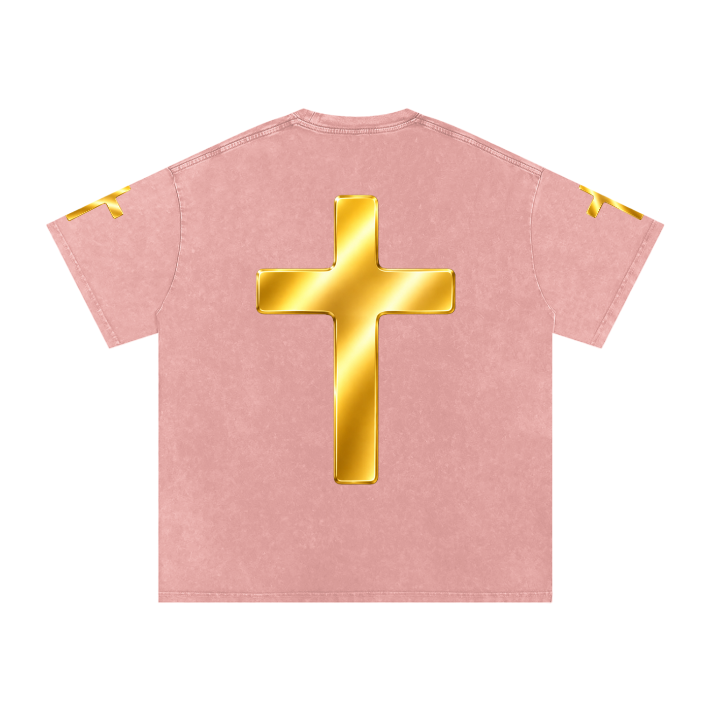 Jubilore "Jesus Is LORD" Snow Washed Oversized Cotton T-Shirt