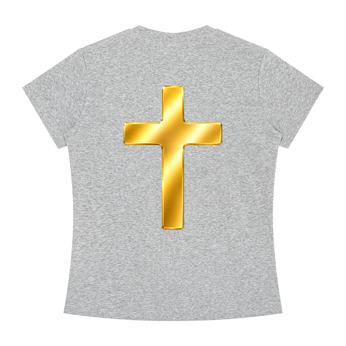 Jubiloré "Shroud of Turin" Women's Slim Fit Crewneck T-Shirt
