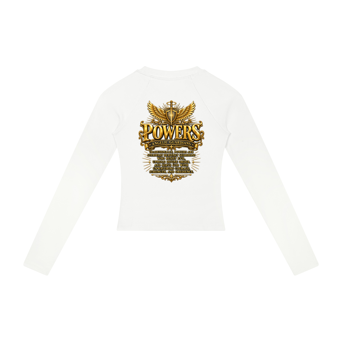 Jubiloré "Powers" Women’s Slim Raglan Long Sleeve T-Shirt