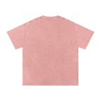 Jubilore Stacked Snow Washed Oversized Cotton T-Shirt