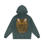 Jubilore "Dominions" Snow Washed Loose Cotton Hoodie