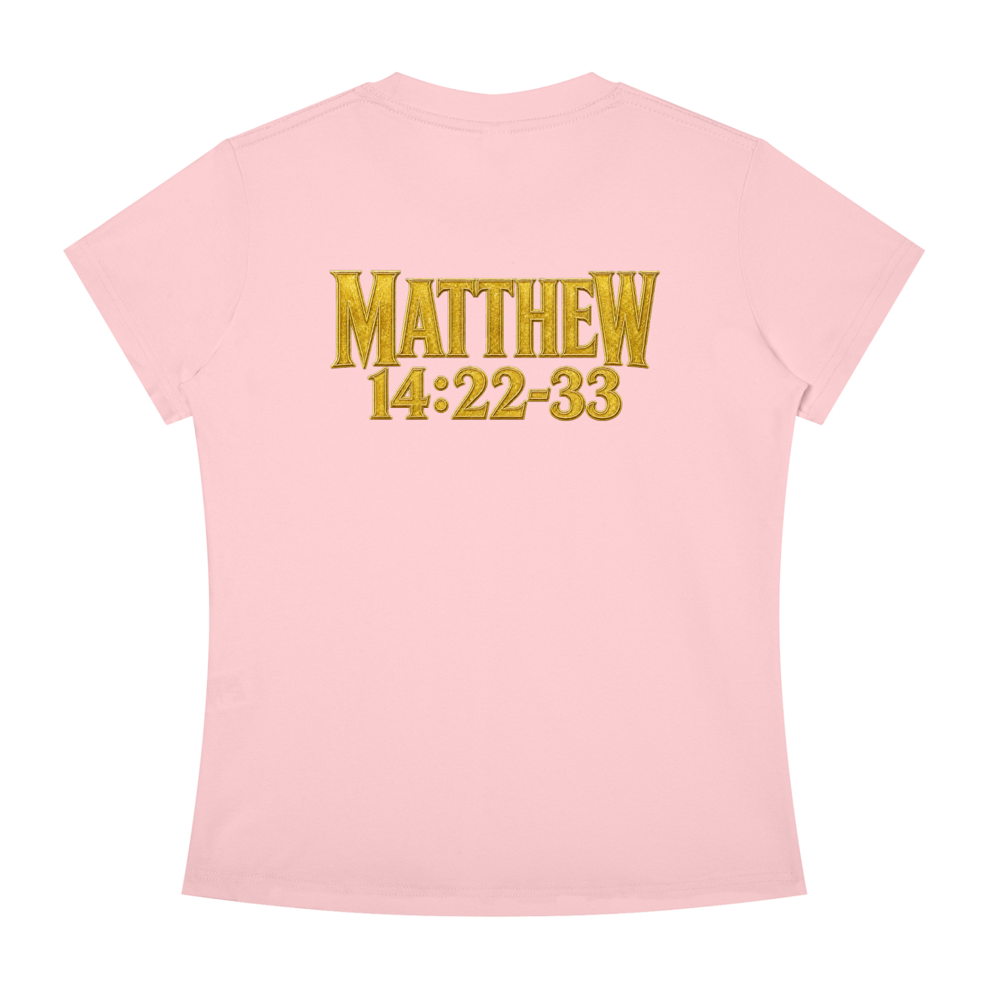 Jubiloré "Jesus Walks On Water" Women's Slim Fit Crewneck T-Shirt