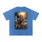 Jubilore “Moses” Snow Washed Oversized Cotton T-Shirt