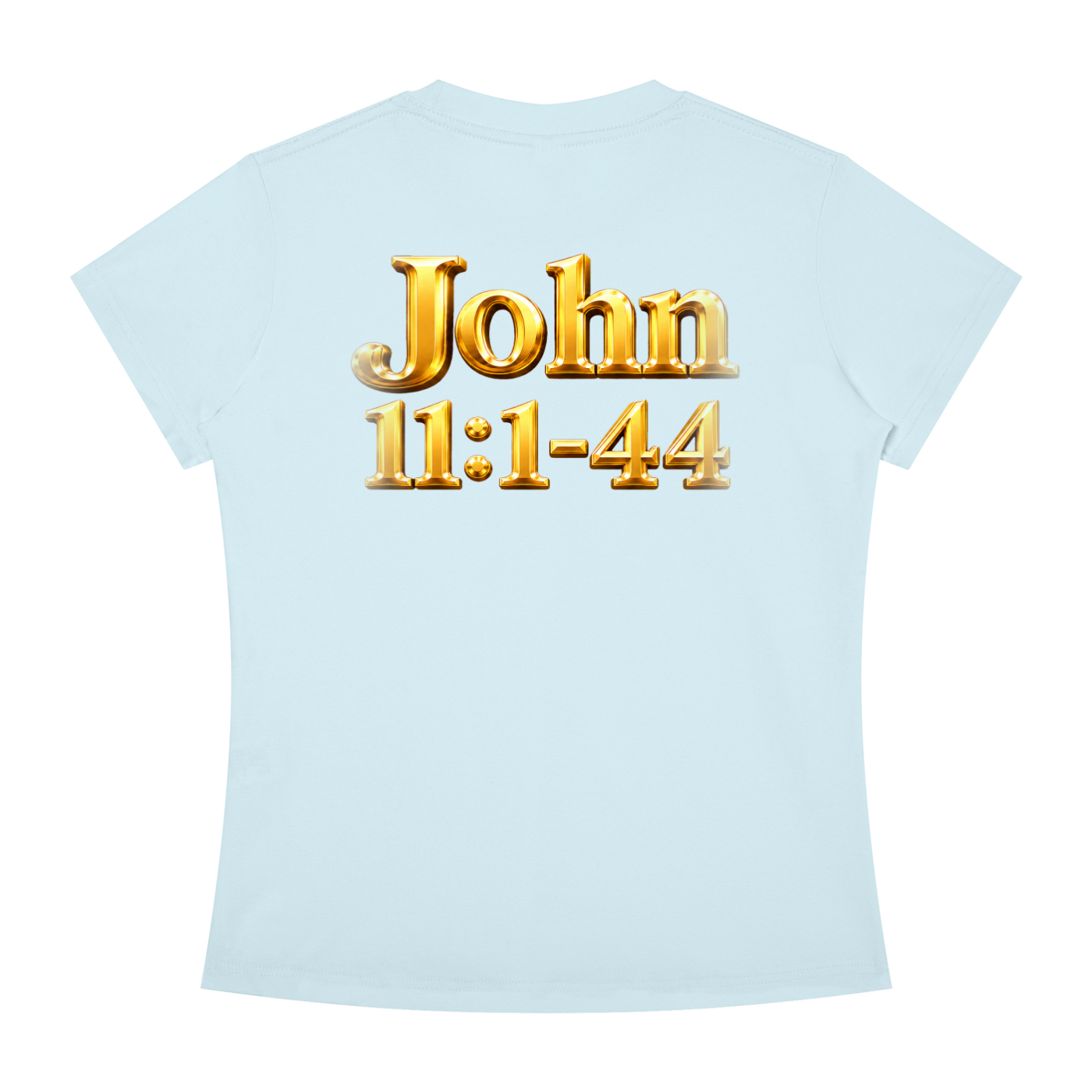 Jubiloré “Jesus Resurrects Lazarus” Women's Slim Fit Crewneck T-Shirt