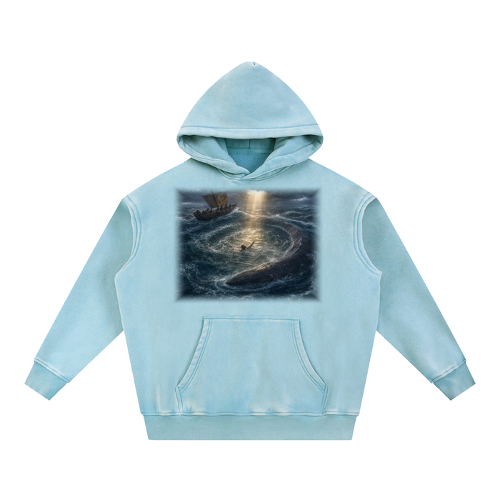Jubilore "Jonah" Snow Wash Fleece Oversize Hoodie