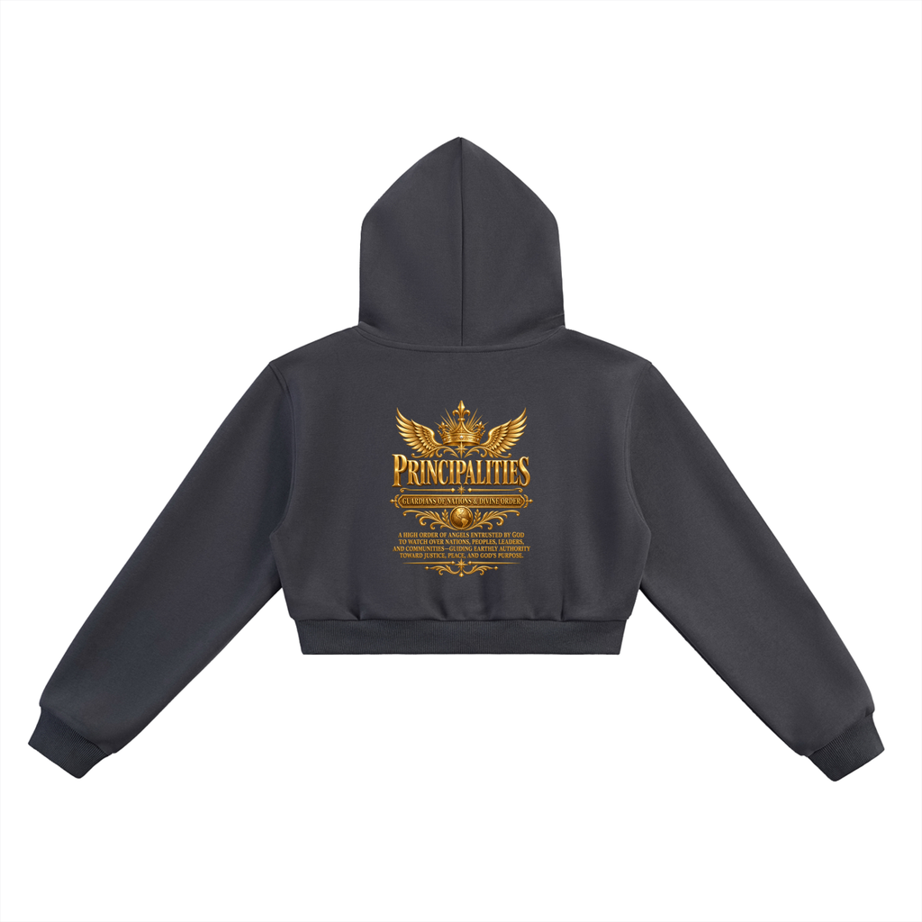 Jubiloré "Principalities" Essential Cropped Hoodie