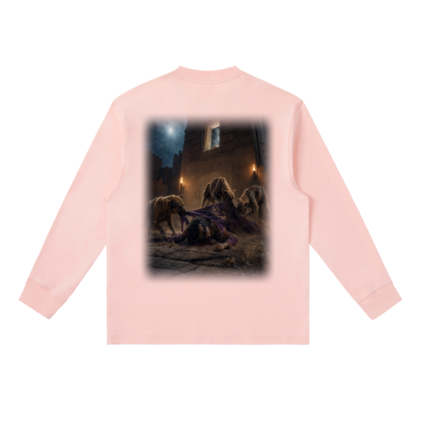 Jubilore "Jezebel" Essential Crewneck Long-Sleeve T-Shirt