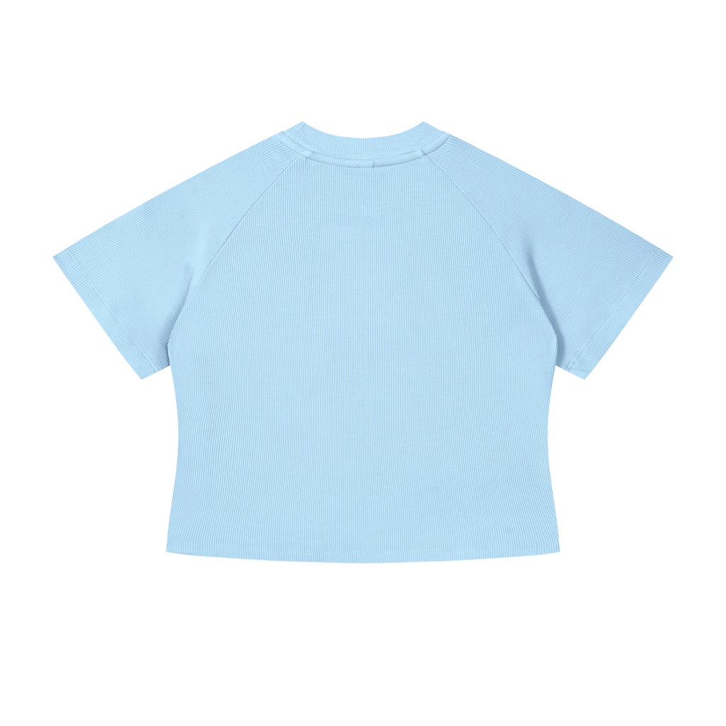 Jubiloré "JIG" Women's Mineral Wash Crop T-Shirt