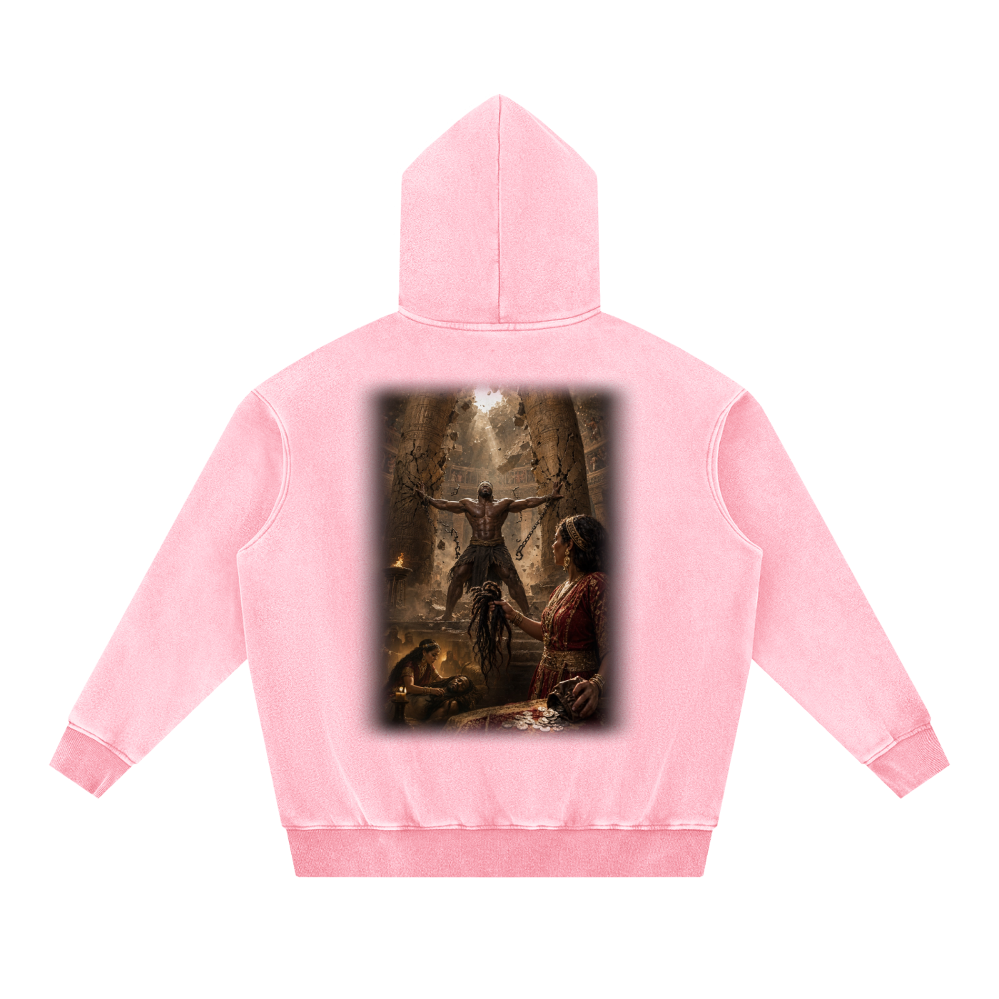 Jubilore "Samson" Snow Wash Fleece Oversize Hoodie