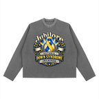 Jubilore "NAE" Unisex Vintage Wash Boxy  Waffle Raw Edge T-Shirt